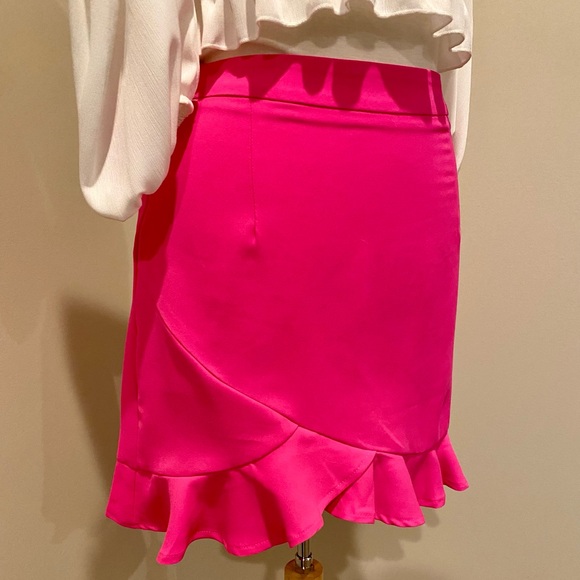 Pink Ruffle Skirt - Picture 3 of 4